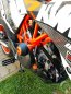 Preview: Rahmen Sturzpad Set Orange-Schwarz passend für KTM 690 SMC R Enduro R 2008-24