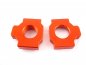Preview: Achsblöcke orange  passend für KTM 690 SMC-R Enduro R Adventure Duke