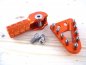 Preview: Fußbremshebelauftritt  + Schalthebel Spitze Orange passend für KTM 125-500 SX F EXC F 2017-25