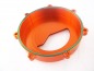 Preview: Kupplungsdeckel orange mit Sichtfenster passend für KTM 950 990 2002-14 Adventure LC8 Supermoto Super Duke