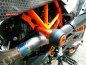 Preview: Rahmen Sturzpad Set Orange-Schwarz passend für KTM 690 SMC R Enduro R 2008-24