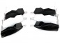 Preview: Handguards Handschützer Schwarz, Weiß, Carbon Optik passend für KTM EXC SMR SX Supermoto