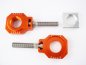 Preview: Achsblöcke orange passend für 2023-26 KTM SX SXF EXC mit 22 mm Achse