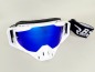 Preview: Downhill MTB Enduro Mountainbike Brille Skibrille Snowboardbrille Goggle  DH-V2 Race Edition | Ice Blue Mirror