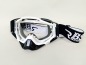 Preview: Downhill MTB Enduro Mountainbike Brille Skibrille Snowboardbrille Goggle DH-V1 Pure White Clear