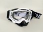 Preview: Downhill MTB Enduro Mountainbike Brille Skibrille Snowboardbrille Goggle DH-V1 Pure White Clear