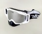 Preview: Downhill MTB Enduro Mountainbike Brille Skibrille Snowboardbrille Goggle DH-V7 Pro Edition | White Silver Chrome