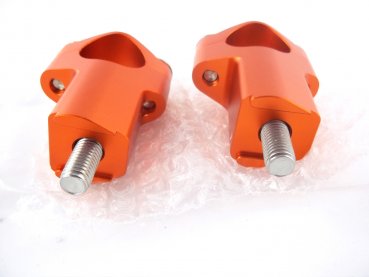 Lenker Befestigung orange passend für KTM 125-530 SX F EXC F