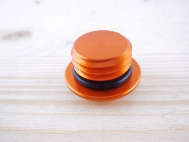 Öl Einfüllschraube M24x3 orange passend für KTM RFS 4T 250 400 450 520 525 540 560 SX SXS SMR EXC 2000-2007