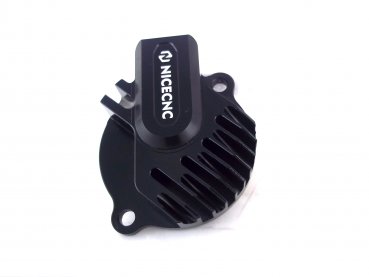 Ölfilterdeckel rechts mit Kühlrippen schwarz passend für KTM 690 SMC R Enduro Duke