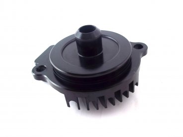 Ölfilterdeckel rechts mit Kühlrippen schwarz passend für KTM 690 SMC R Enduro Duke