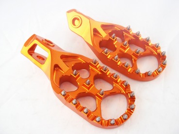 Fußrasten orange passend für 2023-26 KTM 125-500 EXC SX XC