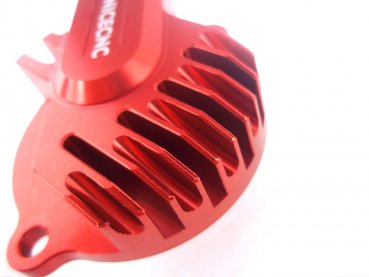 Tuning Ölfilter Deckel Rot rechts passend für GasGas 700 SM ES