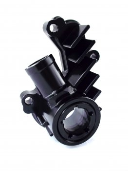 Tuning Wasserpumpen Deckel schwarz mit Schauglas passend für 4T Husqvarna 250 350 FE FC FX