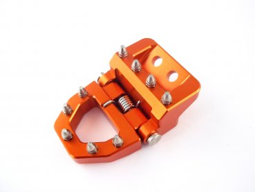 XL Fußbremshebel Tritt klappbar Orange passend für KTM 125-500 SX F EXC 2017-26