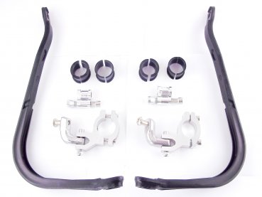 Handguards Handschützer  Schwarz Carbon Optik passend für KTM EXC SX SMR Supermoto