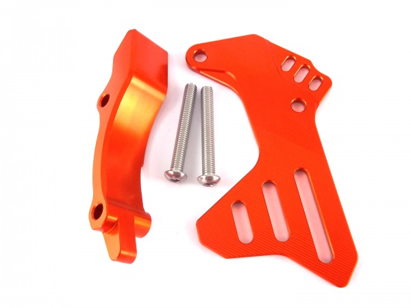 Ritzelschutz orange passend für KTM 2T 250 300 EXC SX 2017-23