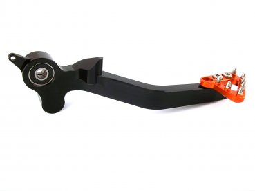 Fußbremshebel Schwarz-Orange passend für KTM 690 SMC R Enduro R 2011-2018
