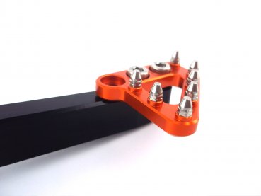 Fußbremshebel Schwarz-Orange passend für KTM 690 SMC R Enduro R 2011-2018