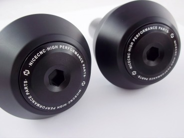 Rahmen Sturzpad Set Schwarz passend für KTM 690 SMC R Enduro R 2008-24