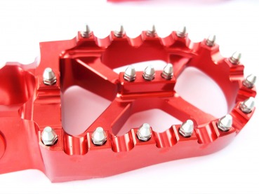 Fußrasten Rot passend für KTM 85-500 SX EXC 17-23