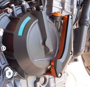 Preview: Motor Seitendeckel Schutz passend für KTM 790 890 Duke R 2018-24