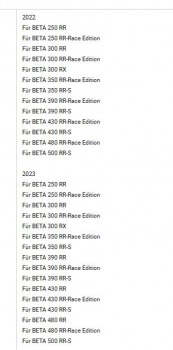 Kupplungsnehmerzylinder passend für Beta RR RS RX XTrainer 2018-25