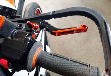 Handguards Handschützer  Schwarz Carbon Optik passend für Husqvarna 701 Supermoto Enduro