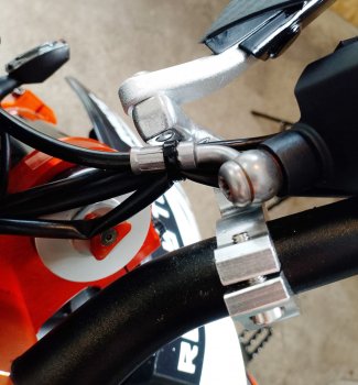 Handguards Handschützer Schwarz, Weiß, Carbon Optik passend für Husqvarna 701 Supermoto Enduro