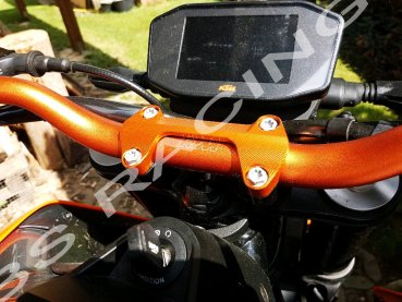 Preview: Lenkerklemme orange passend für KTM Duke 790 890 2018-2024