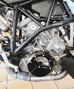 Kupplungsdeckel schwarz mit Sichtfenster passend für KTM 950 990 2002-14 Adventure LC8 Supermoto Super Duke