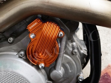 Tuning Wasserpumpen Deckel orange passend für KTM 450 500 EXC SXF SMR 2016-2025