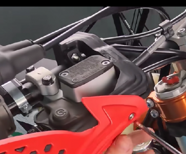 Handguards Handschützer schwarz orange passend für KTM SX SXF EXC F