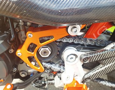 Ritzelschutz orange passend für KTM 690 SMC R Enduro R