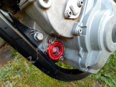 Schauglas Ölfilterdeckel rot passend für GasGas 250 350 450 MC EX EC