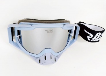 Downhill MTB Enduro Mountainbike Brille Skibrille Snowboardbrille Goggle DH-V9 Stealth Edition | Stealth Grey Chrome