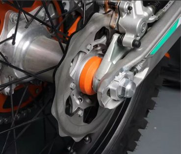 Radlager Schutz Kappen Orange passend für KTM 125-500 EXC F XC 2016-23
