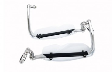 Handguards Handschützer Schwarz, Weiß, Carbon Optik passend für KTM EXC SMR SX Supermoto