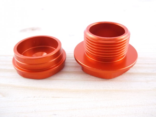 Muttern Achse Achsmuttern vorne orange passend für KTM 125-560 SX F EXC F SMR