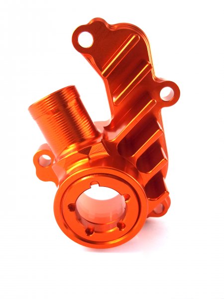 Tuning Wasserpumpen Deckel Orange passend für 4T KTM 250 350 SXF EXC F 2016-2023