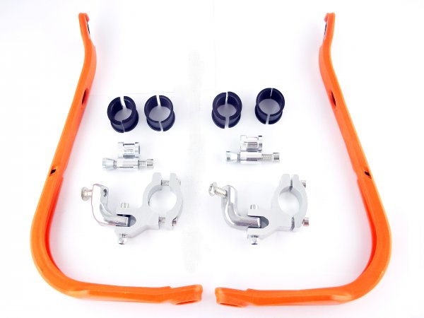 Handguards Handschützer  Orange passend für KTM EXC SX SMR Supermoto