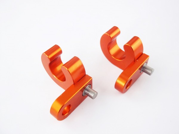 Bremsleitung Halterung Orange passend für KTM SX EXC SMR 1998-2007