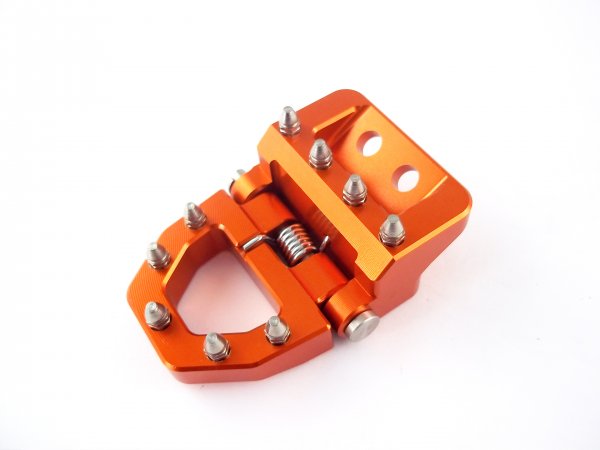 XL Fußbremshebel Tritt klappbar Orange passend für KTM 125-500 SX F EXC 2017-26