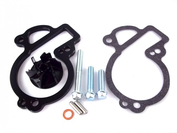 High Flow Wasserpumpe schwarz passend für KTM 450 500 EXC SXF SMR 2016-25