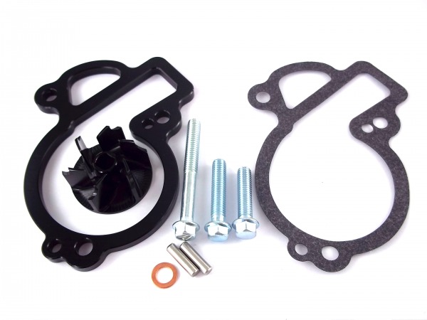 High Flow Wasserpumpe schwarz passend für KTM 450 500 EXC SXF SMR 2016-25