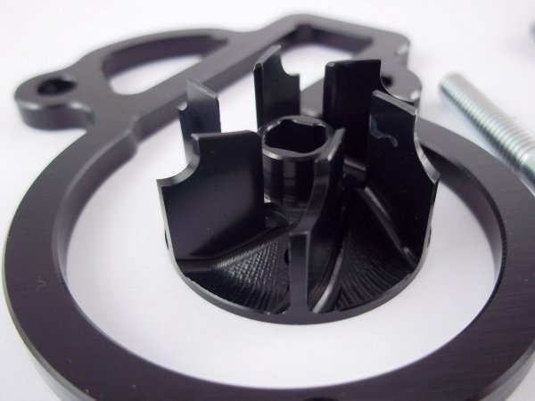 High Flow Wasserpumpe schwarz passend für Husqvarna FE FS FX FS FC 450 501 2016-25