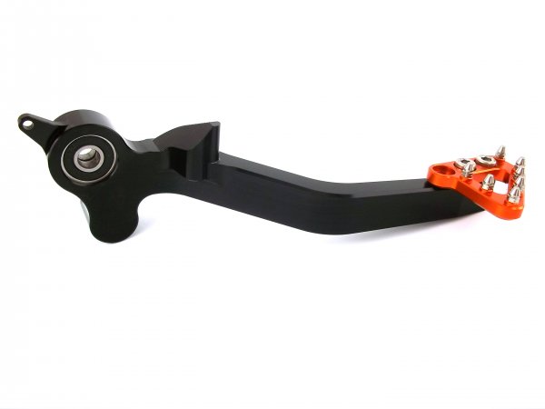 Fußbremshebel Schwarz-Orange passend für KTM 690 SMC R Enduro R 2011-2018