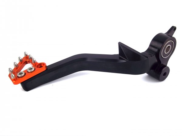 Fußbremshebel Schwarz-Orange passend für KTM 690 SMC R Enduro R 2011-2018