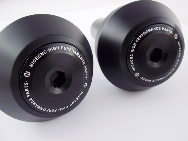 Rahmen Sturzpad Set Schwarz passend für KTM 690 SMC R Enduro R 2008-24