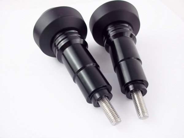 Rahmen Sturzpad Set Schwarz passend für Husqvarna 701 Supermoto Enduro 2016-2024